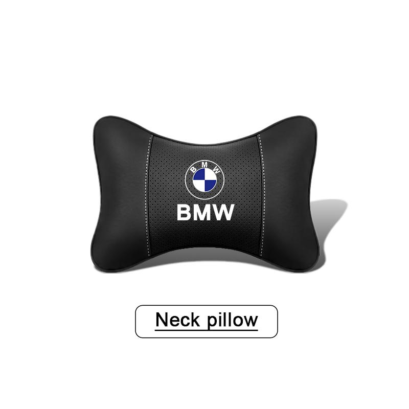 Car Headrest M-emblem Neck Pillow Auto Accessories For BMW E46 E90 E60 F30 F10 E39 E36 F20 G20 G30 E92 E87 E91 X5 E70 F11 E30 X3 BA8