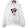 Minnie Mouse Print Hoodie Kawaiii Men's and Women's Disney Sweatshirt Autumn Fashion Comfortable Casual O-neck Streetwear Jumper
