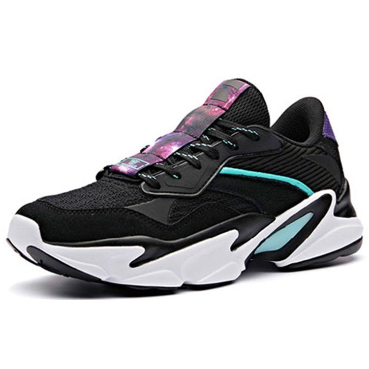 Anta Винтажные повседневные женские кроссовки Dad Shoes Black Green 12838808R-5