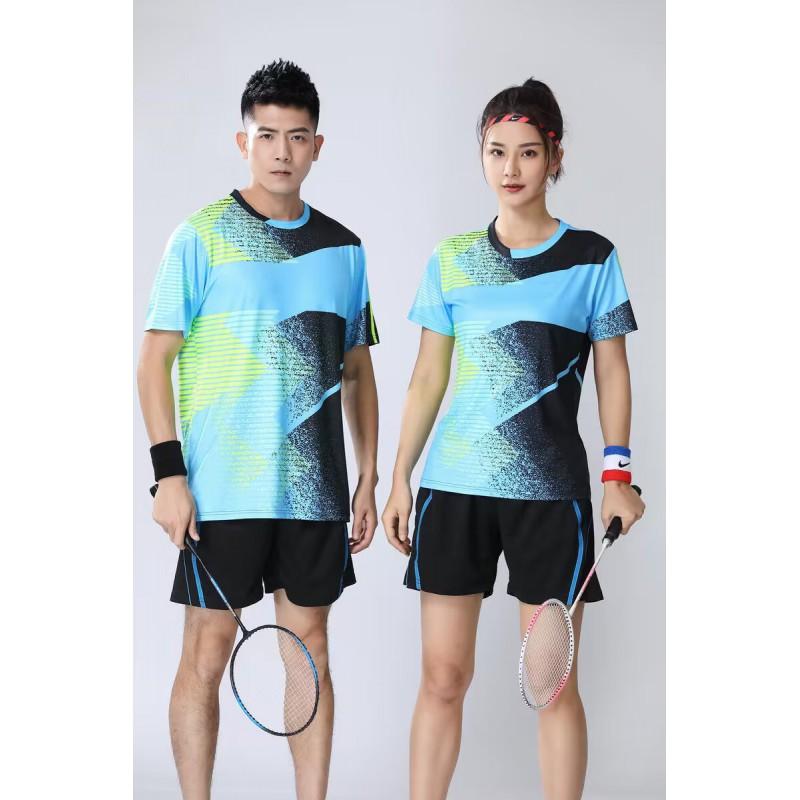 Sports Jerseys Men Women Short Sleeve Athletic Shirts Ideal Badminton Table Tennis Breathable Activewear