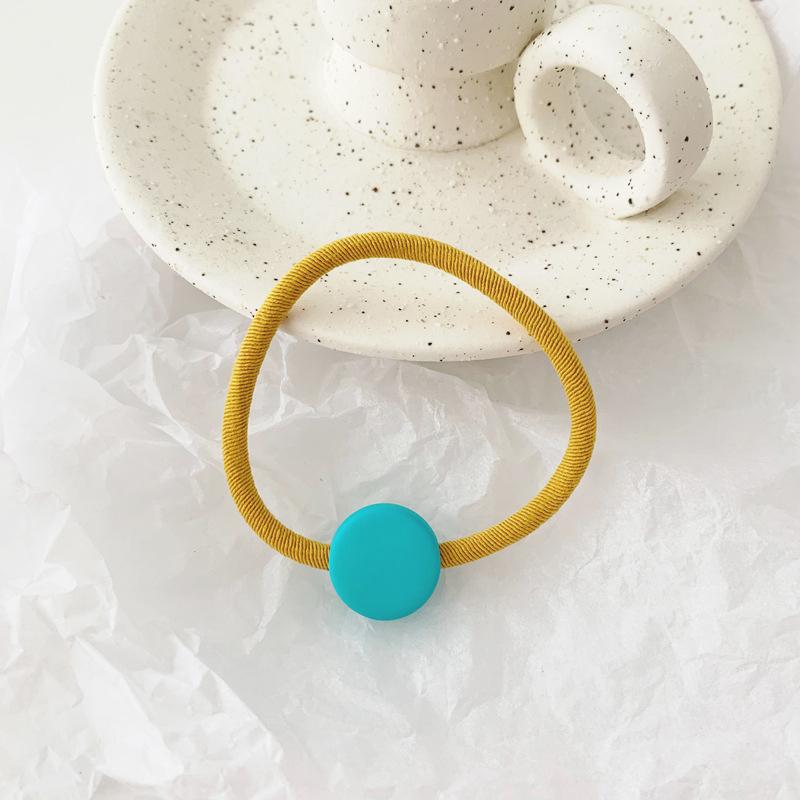 Высокоэластичные резинки для волос в форме сердца, медведя, круглой формы для женщин, резинка для волос, детские, детские, милые, конфетных цветов, ободки для волос, аксессуары для волос