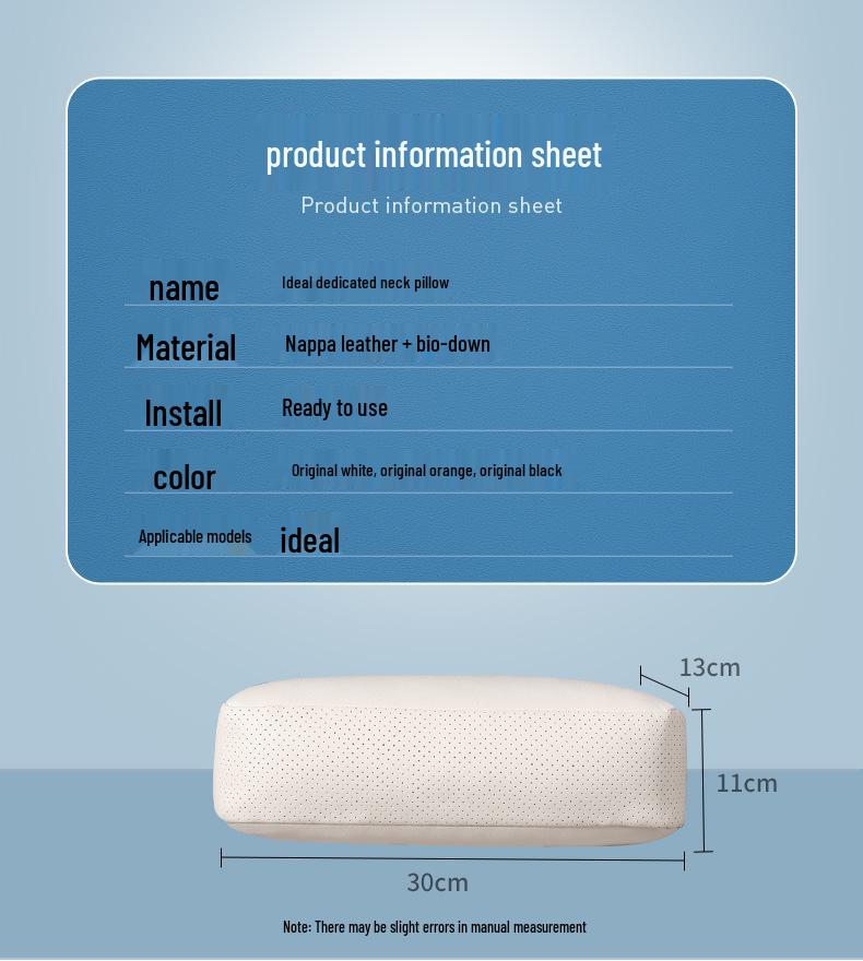 Регулируемый подголовник, подушка для шеи, ремешок для L9/L8/L7/L6/I8 - Трехцветный аксессуар для интерьера автомобиля