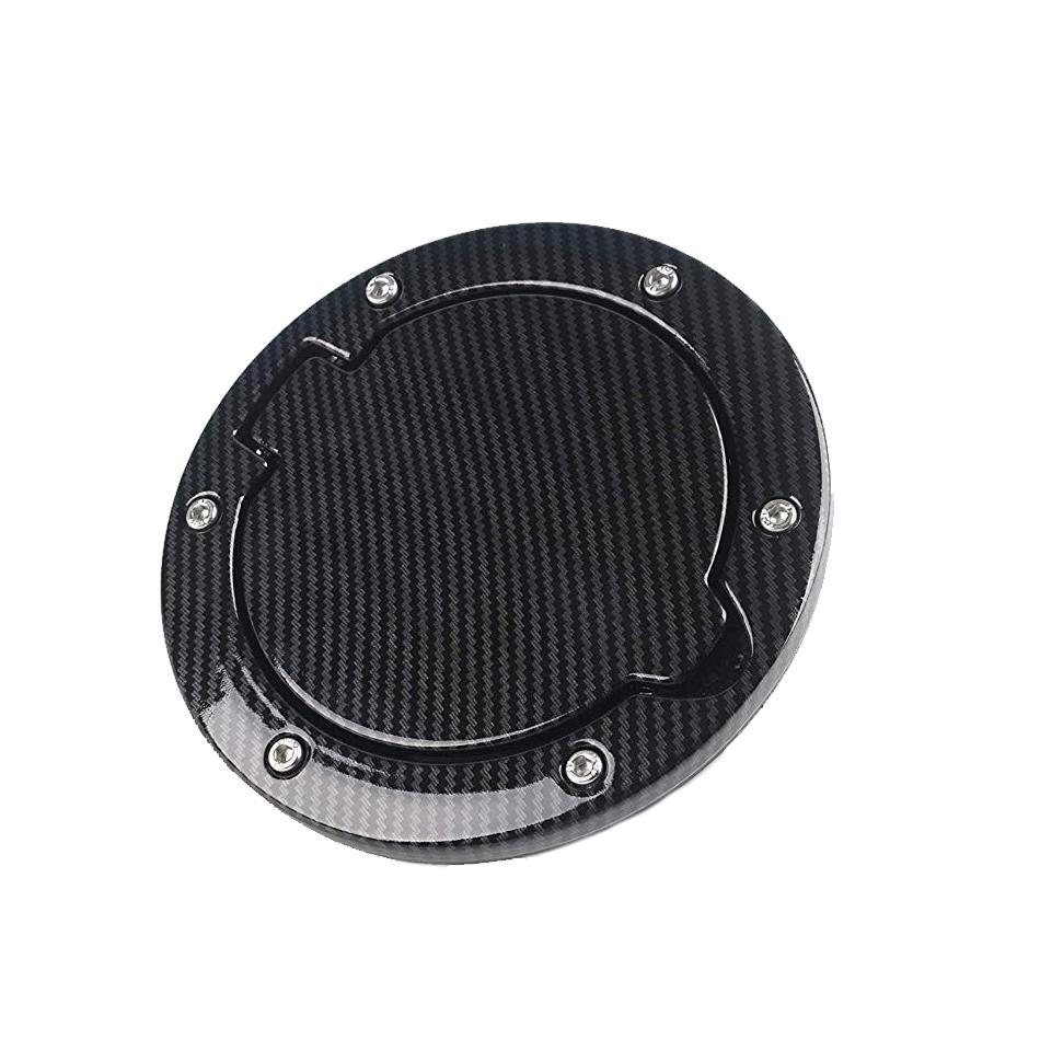 Fuel Tank Cover for Jeep Wrangler JK 2007-2017 Car Oil Tank Cap Cover Carbon Fiber Print Color Styling Accessories