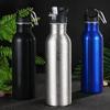 750ml Large Capacity Cycling Camping Water Bottle Bicycle Outdoor Stainless Steel Water Cup Portable Metal Drinkware Sports