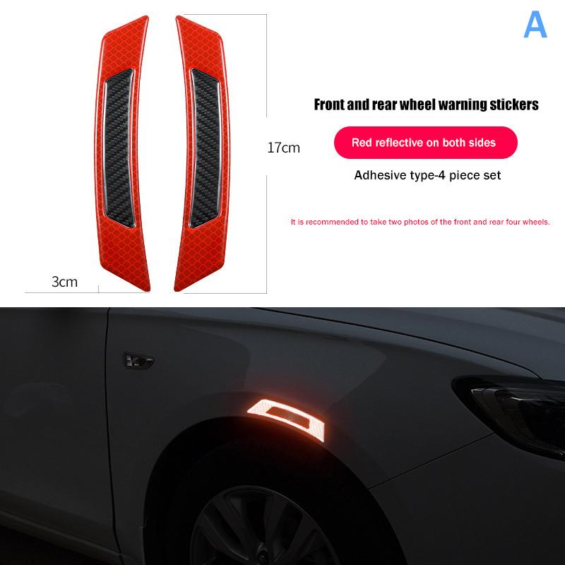 Светоотражающая наклейка на дверь автомобиля Предупреждение об открытии двери Светоотражающая лента Наклейка Автоаксессуары Внешний вид Внутренний вид Светоотражающая наклейка