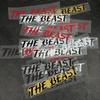 2 шт. Водонепроницаемые наклейки THE BEAST для мотоциклетного шлема, обтекателя, топливного бака, автомобильного окна, скутера, универсальные виниловые наклейки