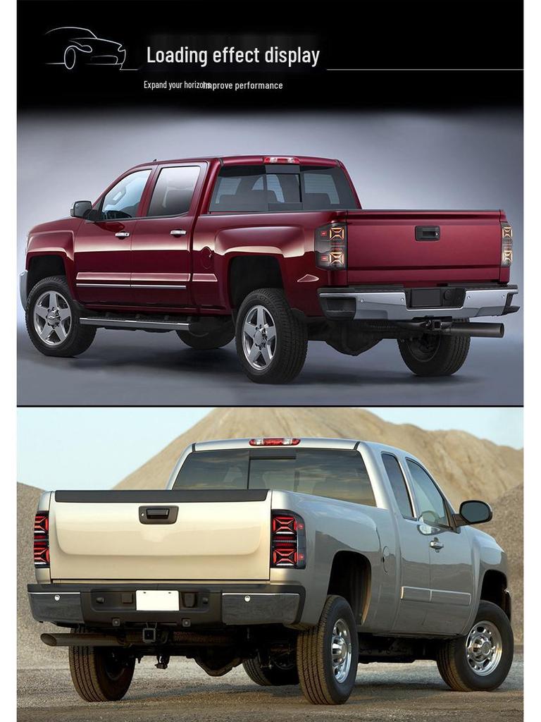 Светодиодный задний фонарь в сборе для 2014-2018 Chevy Silverado Модификация стоп-сигналов
