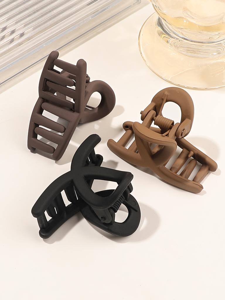 5 шт. Маленькие заколки для волос для женщин и девочек, Прочные матовые заколки-крабы для тонких волос, Сильно фиксирующие нескользящие заколки-крабы среднего размера для волос