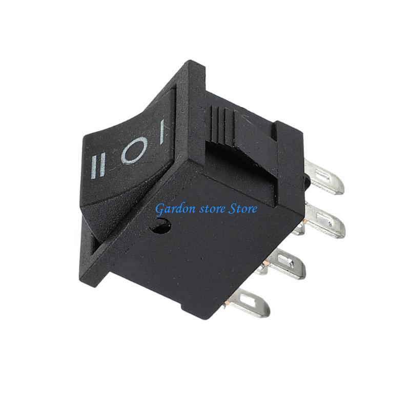 B0KB 1/4/10Pcs 6 Pin Toggle Switches 250V 6A 125V 10A Rocker Switches for Marine Boats