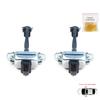 EDP1683-1 2 Pieces Front Door Hinge Brake Stop Check Assy Limiter Strap for Mitsubishi Outlander MK3 GG GF ASX MK1 GA Delica D:5 RVR MK3 GA 5702A239