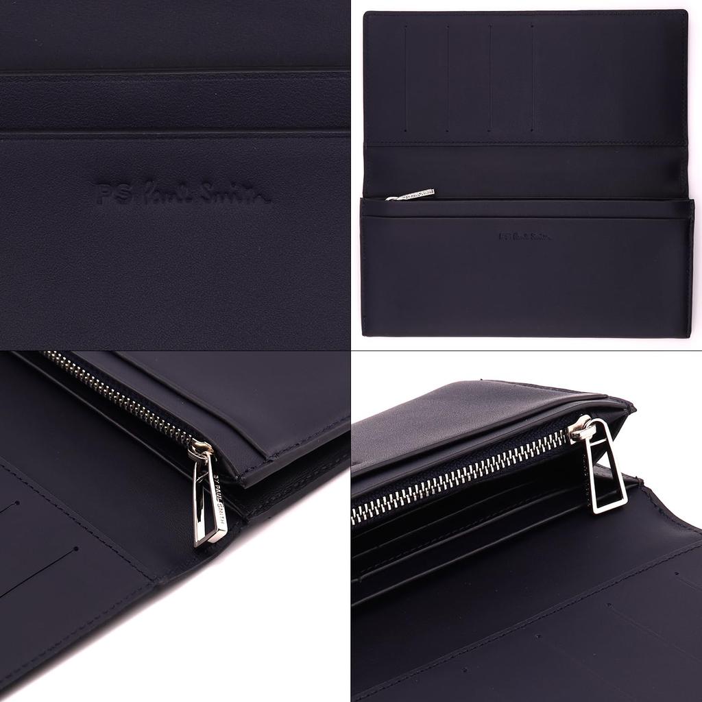 Set Engraved Online Only Long Wallet Coin Purse Cowhide Leather Gift Present Care Cloth Included 843774 P044 Name [Paul Smith] item/Name Men's (No