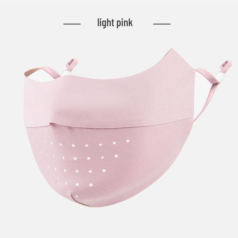 Маска для лица из ледяного шелка с гиалуроновой кислотой и защитой от ультрафиолета