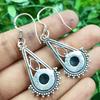 Charoite Gemstone 925 Sterling Silver Plated Girl's Hook Earrings Jewelry PQY-IJ4691