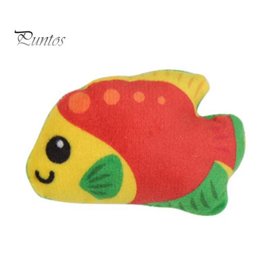 Плюшевая игрушка для кошек в форме рыбы, мягкая, устойчивая к укусам, интерактивная игрушка для жевания домашних животных, уменьшающая беспокойство, чистка зубов, эмоциональная успокаивающая игрушка для кошек