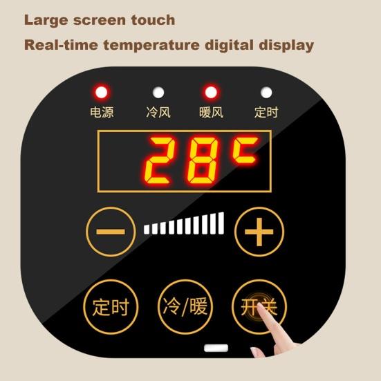 Настенный кондиционер, комнатный обогреватель, регулируемая температура, функция таймера, цифровой дисплей, водонепроницаемый кондиционер с дистанционным управлением