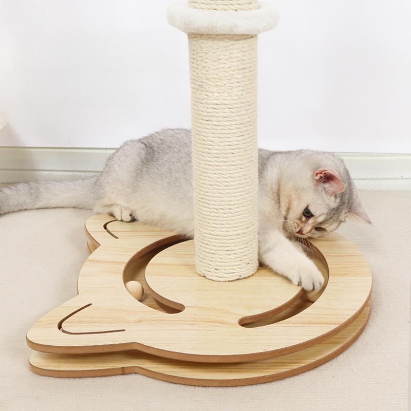 Когтеточка для кошек Когтеточки с интерактивными игрушками для слежения Вертикальный когтеточка для домашних кошек и
