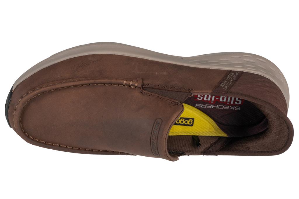 Skechers Slip-Ins Parson - Oswin, мужские коричневые полуботинки