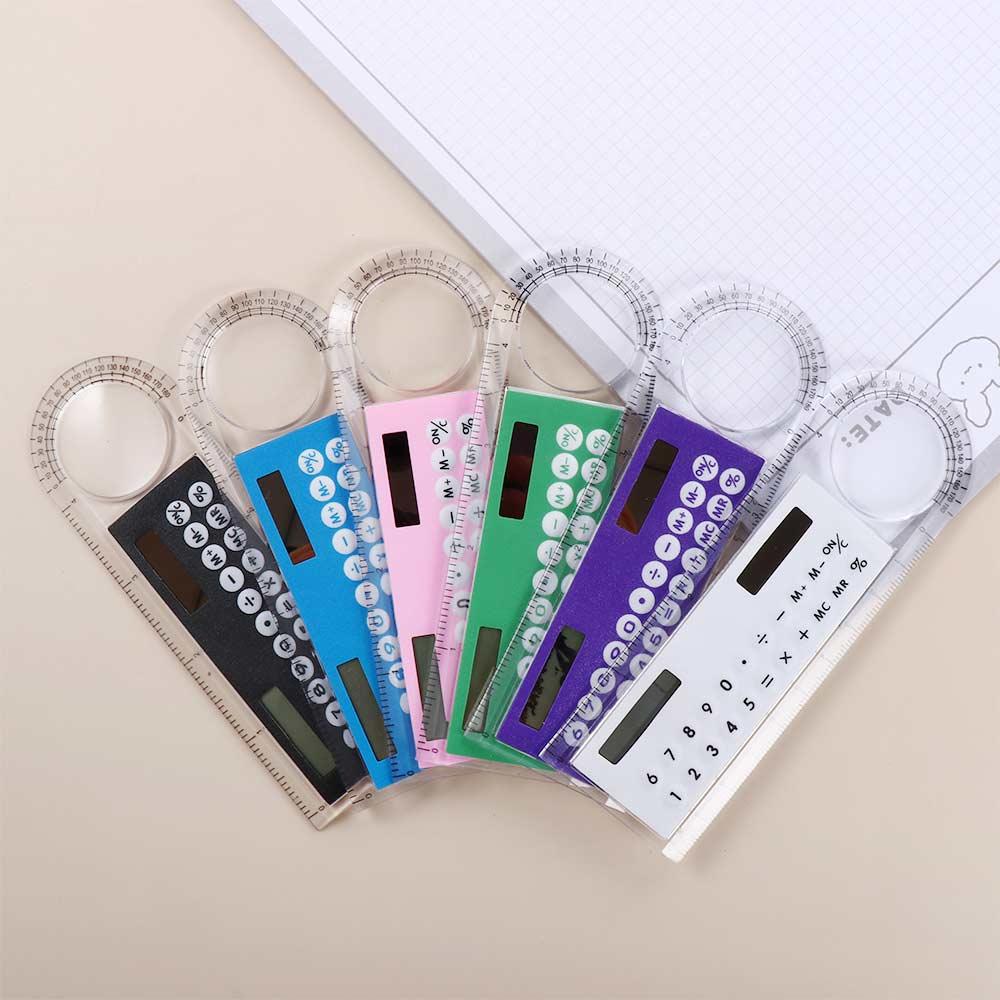 School Supplies Drawing Ruler Measuring Ruler Solar Energy Ruler Calculator Ruler Calculator Transparent Ruler With Magnifier