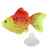 Artificial Fish Glowing Effect Silicone Simulation Gold Fish for Fish Bowl Simulation Animal