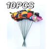 10-50 шт. Декоративные колышки в виде бабочек, водонепроницаемые, красочные, причудливые, украшения в виде бабочек, для сада, двора, домашнего декора для вечеринки