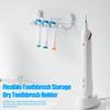 Держатель для насадок электрической зубной щетки Настенный без сверления Отдельно стоящий Настенный для ванной Комнатная столешница Органайзер для насадок зубной щетки Стеллаж для хранения