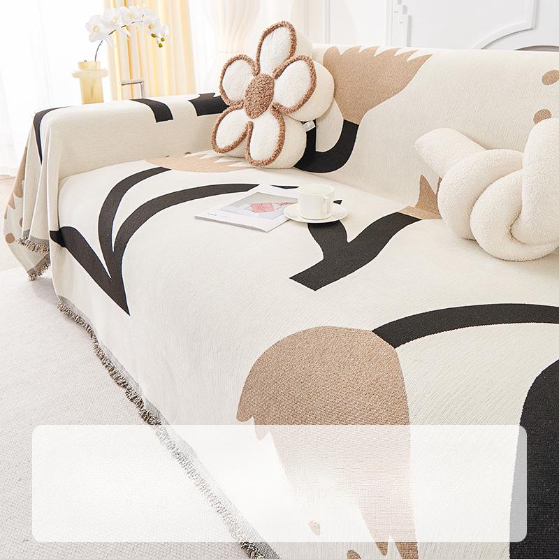 Nordic Creative Sofa Towel Full Cover Cloth Chenille Thickened Anti-Scratching Sofa Cover All-Inclusive Universal Cover