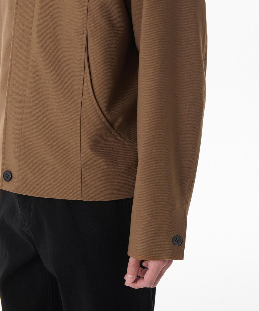 Musinsa Standard Whipcord Structured Minimal Jacket [Desert Brown]