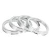 INFINAUTO Hub Centric Rings 56.1mm Inner To 66.6mm OD Car Wheel Hub Rings Aluminum Alloy 4pcs
