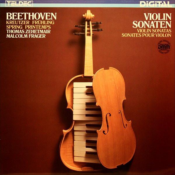 LP Record THOMAS ZEHETMAIR MALCOLM FRAGER  Beethoven Violin Sonaten  Violin S 643251AZ TELDEC 1986 Europe Classical Used