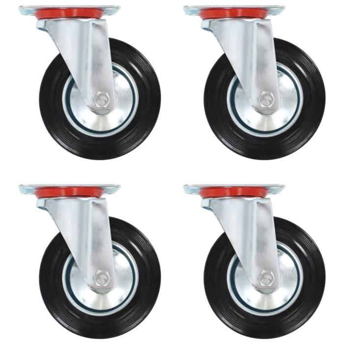 VidaXL Swivel Casters 4 Pcs 160 Mm