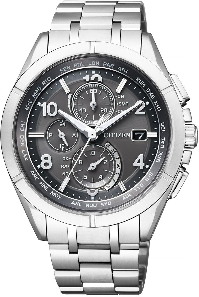 Citizen Attesa Limited Edition Limited To Pieces Eco-Drive Radio-Controlled Watch, "Frozen Gray" Watch, AT8160-55H, Men's, 1,400