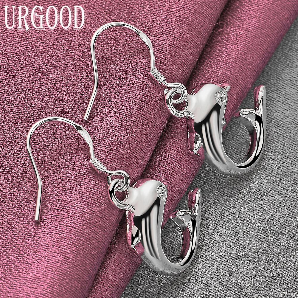 Модные серьги-дельфины из стерлингового серебра 925 пробы, свадебные украшения