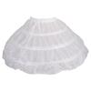 Womens Short Petticoat 3 Adjustable Hoop A Line Skirt Half Slip Crinolines Dresses Gown Underskirt for Cosplay Party