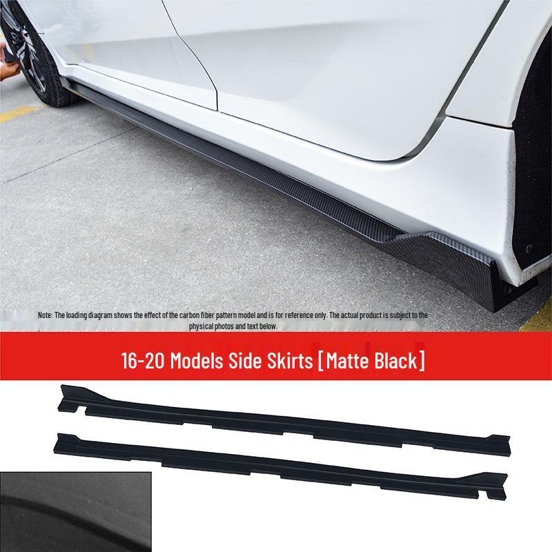 Модифицированный комплект заднего диффузора для Civic 10-го поколения с мигающим светом спойлера и насадкой на выхлопную трубу