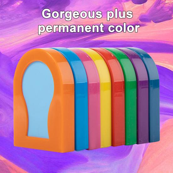 1/8 шт 8 цветов временный мел для волос стираемый одноразовый краска для волос прессованный порошок одинарный