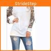 Ladies Plus Size Long Sleeve Leopard T Shirts In A Loose And Comfortable Blouse Style