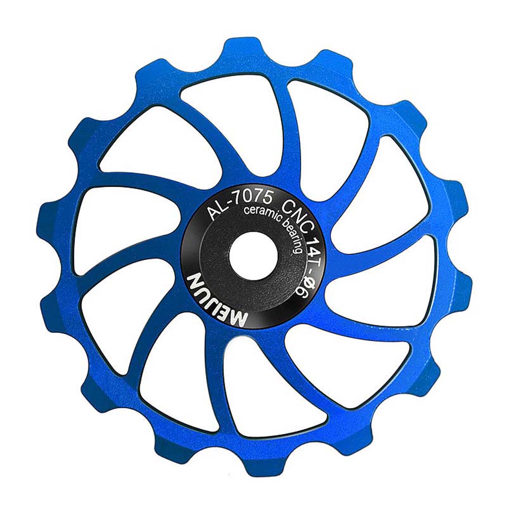 15T 16T Детали для велосипеда Колесо шкива Алюминий Цинк Цинковый сплав Подшипник Направляющее колесо Направляющий ролик Задний переключатель