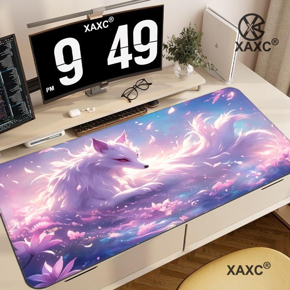 Мультяшная лиса XXL Коврик для мыши Большой Компьютерные игровые аксессуары Милый HYBXXC Геймерский Профессиональный Высококачественный Резиновые коврики Настольный коврик
