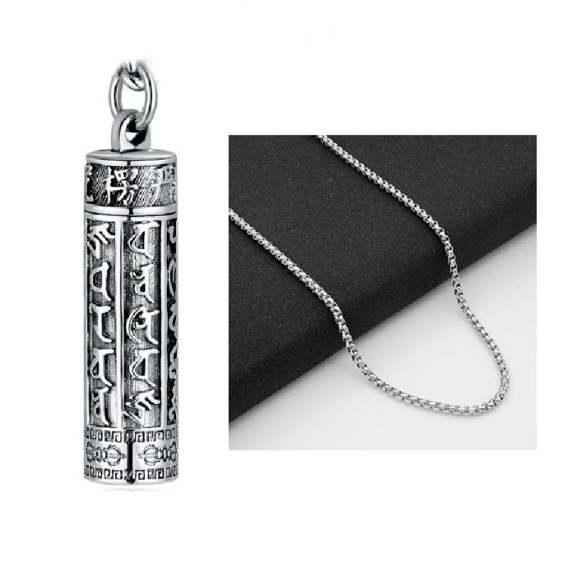 Мини-коробка для таблеток с подвеской из нержавеющей стали, водонепроницаемый чехол для кемпинга, путешествий, отдыха на природе, портативный чехол для таблеток с модным ожерельем-цепочкой