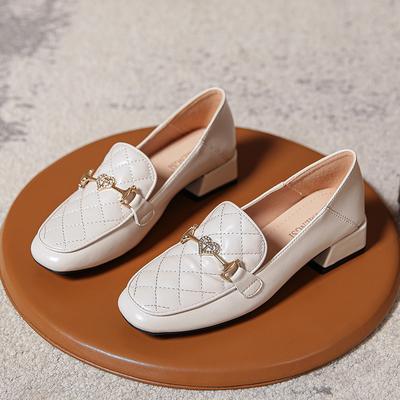 Модные лоферы с бриллиантами, повседневная обувь, женские туфли Мэри Джейн в стиле ретро, ​​весенняя обувь, женские туфли на высоком каблуке большого размера