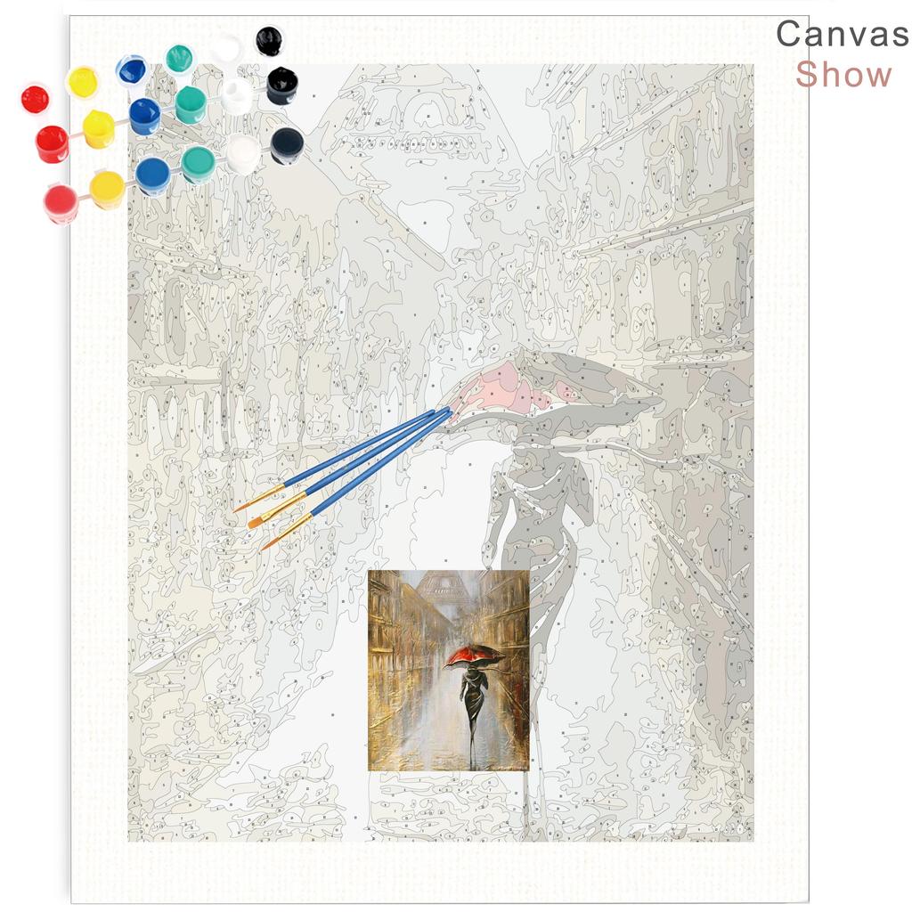 RUOPOTY Рамка «сделай сам», краска по номерам, любовник, рисунок на холсте, картина маслом по номерам, наборы фигурок, ручная роспись, уникальные подарки