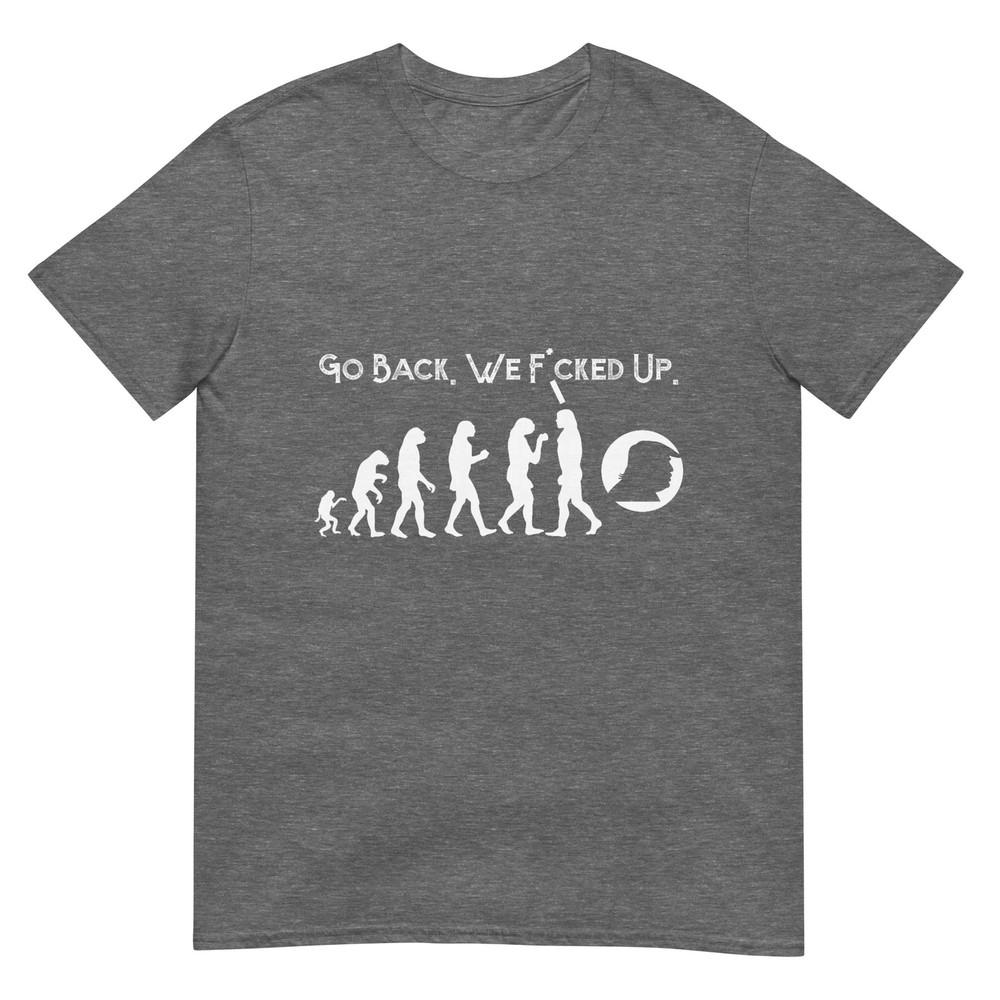 Funny Anti Trump TShirt Go Back Trump Evolution Tee TShirt