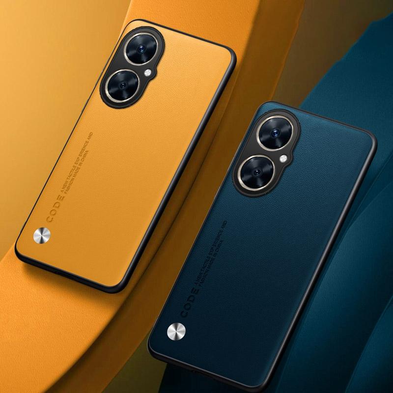 Обычный чехол из искусственной кожи для Huawei Nova 11i 4G 11 Ultra 10 Pro 9SE, матовый силиконовый противоударный защитный чехол для телефона Nova Y61 Y90 Y60 Y70 Plus