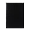 B5 Notebook Smoother Writing Thick Paper Black PU Leather Notepad for Home School Office Gifts
