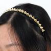 Fashion 1PC Lady Gift Studded Jewelry Rock Metal Spike Hair Band Hair Clips Rivets Headband