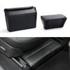 Ящик для хранения под сиденьем автомобиля Tesla Model Y 2023, складной кожаный органайзер для передних и задних сидений, аксессуары для салона автомобиля