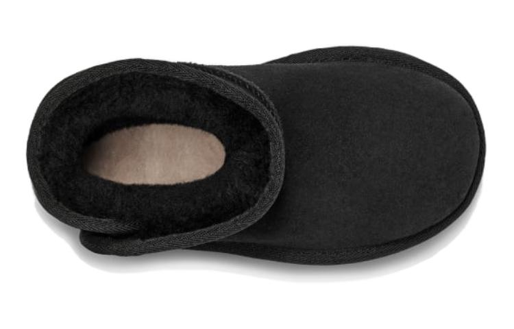 UGG Удобные детские ботинки с круглым носком Черные Детские 1118890T-BLK