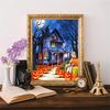 5D Diamond Painting Full Drill Square Halloween New Diamond Embroidery Sale House Mosaic Cartoon Craft Kit