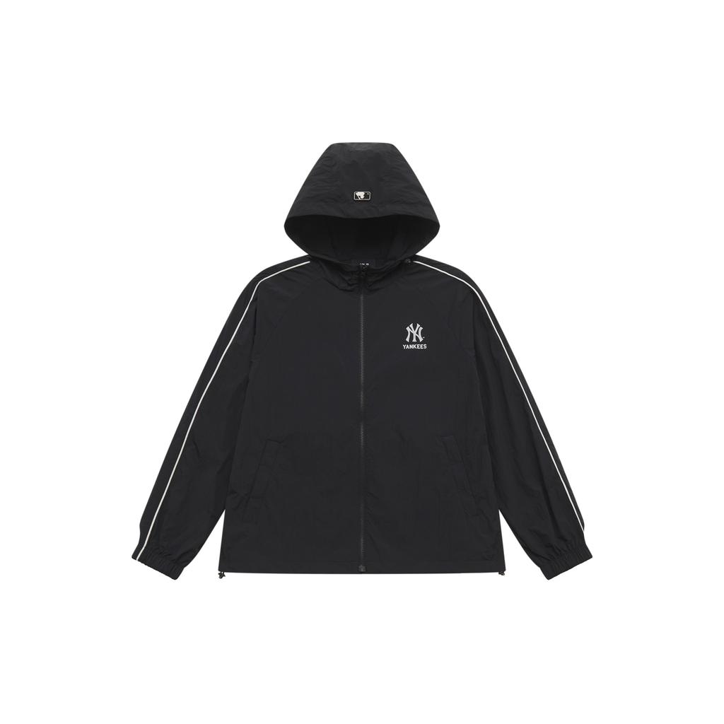 New MLB Preppy Style Collection New York Yankees SS25 Jacket Unisex Black 3AWJV0153-50BKS