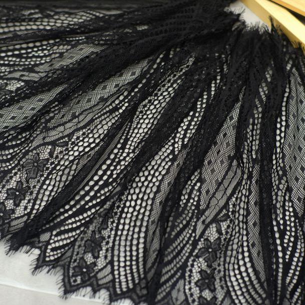 3 meters Eyelash Lace Trim,Handmade DIY clothing lace accessories French eyelash embroidery lace